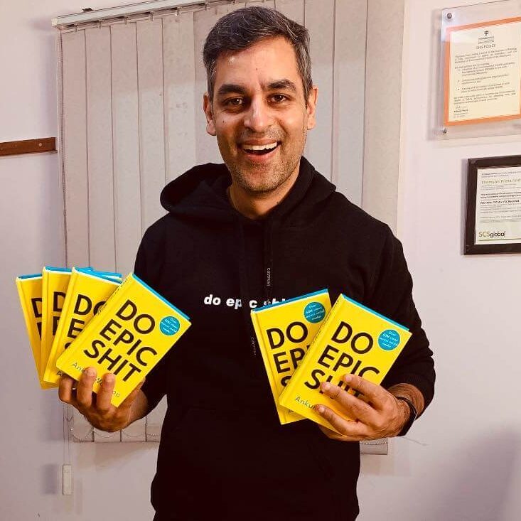 Ankur with his Books
