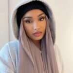 Thaslima Akkas is looking attractive in a hoodie hijjab .