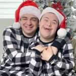 Valentinebrothers are celebrating the Christmas as they are Christians and here they are posing for a picture.