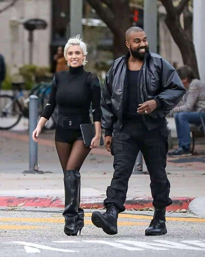Bianca Censori and Kanye West 